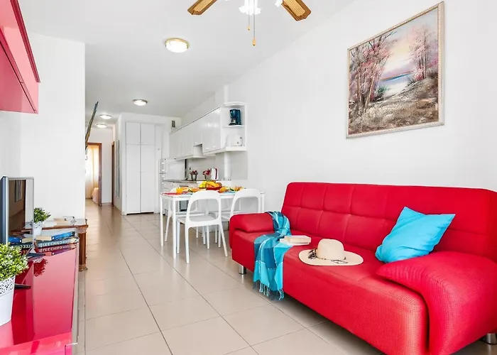 1 1 Beautiful Seafront With Balcony And Wifi Daire Los Cristianos (Tenerife)
